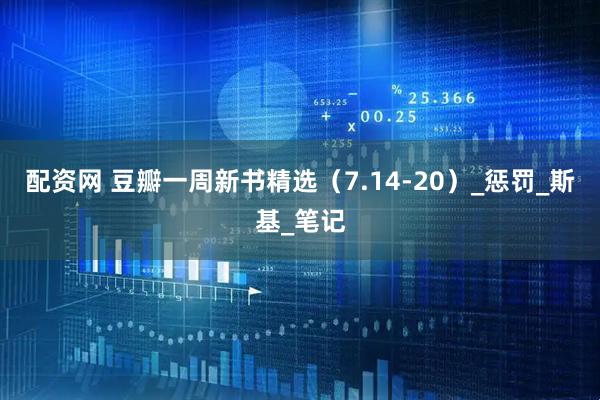 配资网 豆瓣一周新书精选（7.14-20）_惩罚_斯基_笔记